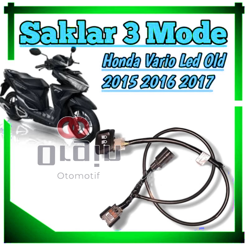 Saklar lampu utama vario 125 150 led old 3 mode pemasangan pnp cod