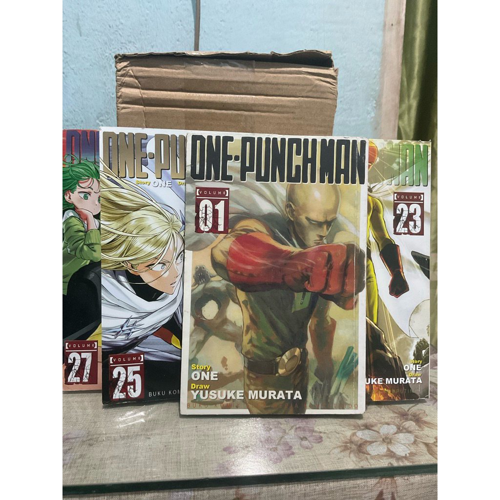 One Punch Man vol 1,23,25,27 cabutan