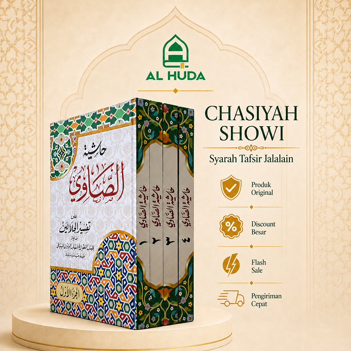 Kitab Tafsir Showi/ Syarah Tafsir Jalalain 4 Jilid Hard Cover | Kitab Kuning | Sowi | Showi