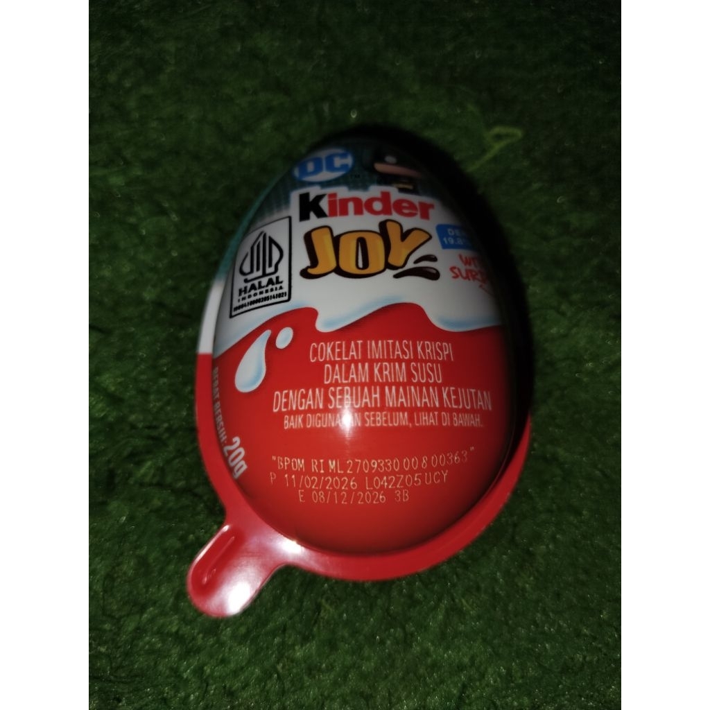 Cokelat Kinder Joy tanpa Mainan