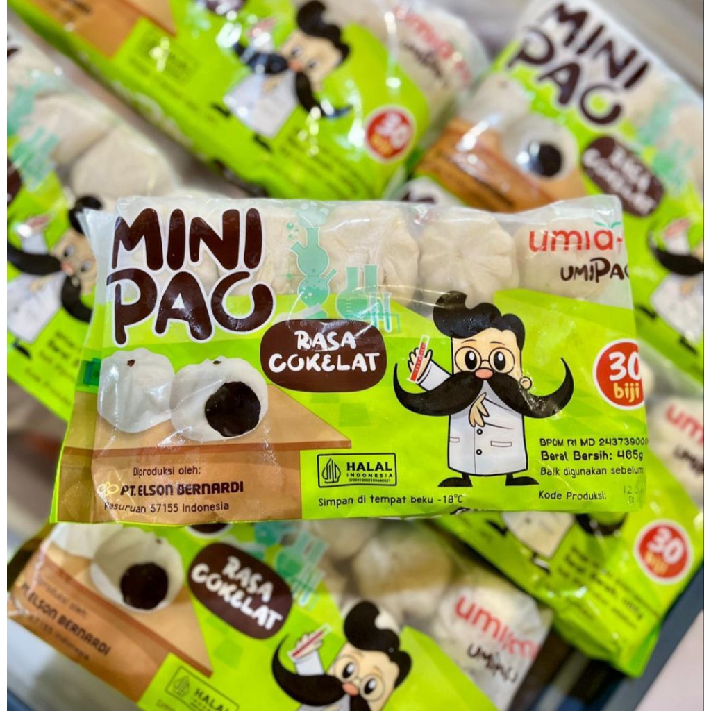 bakpao mini rasa coklat isi 30 pcs