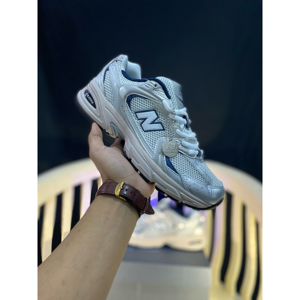 Sepatu Sneakers Pria Wanita Nb530 Stylgrey 1:1 Grey Kualitas 100%