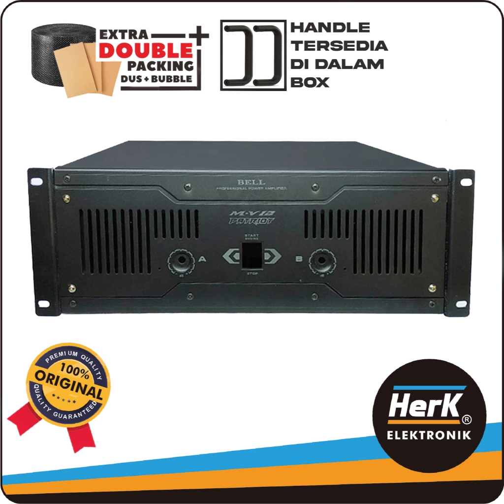 BOX POWER AMPLIFIER BELL MV12 - BOX AUDIO MV 12