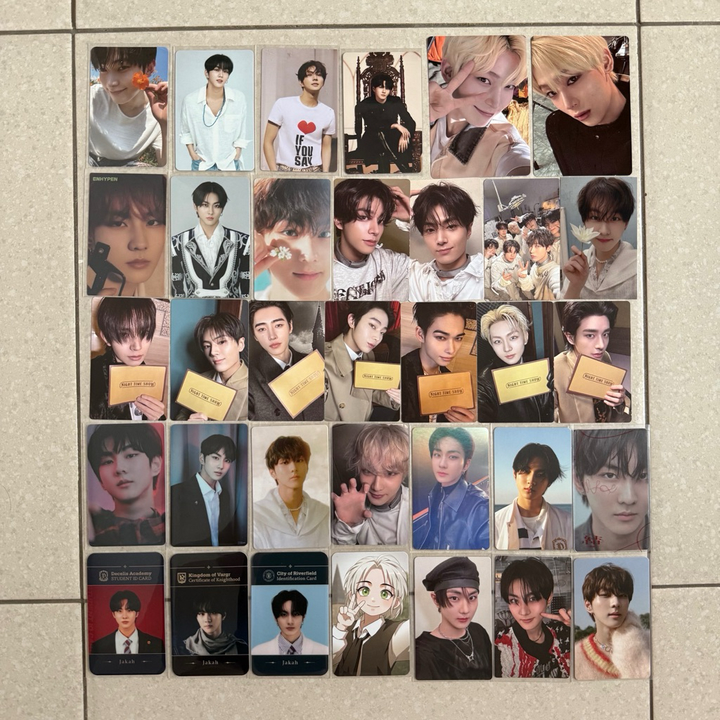 ENHYPEN PHOTOCARD PC JUNGWON HEESEUNG JAY JAKE SUNGHOON SUNOO NI-KI POLA DA ANSWER KPOPMERCH ORANGE 