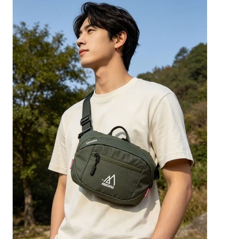 Waistbag outdoor abigadu / tas selempang outdoor / tas pinggang / tas  keren / tas kekinian / tas bu