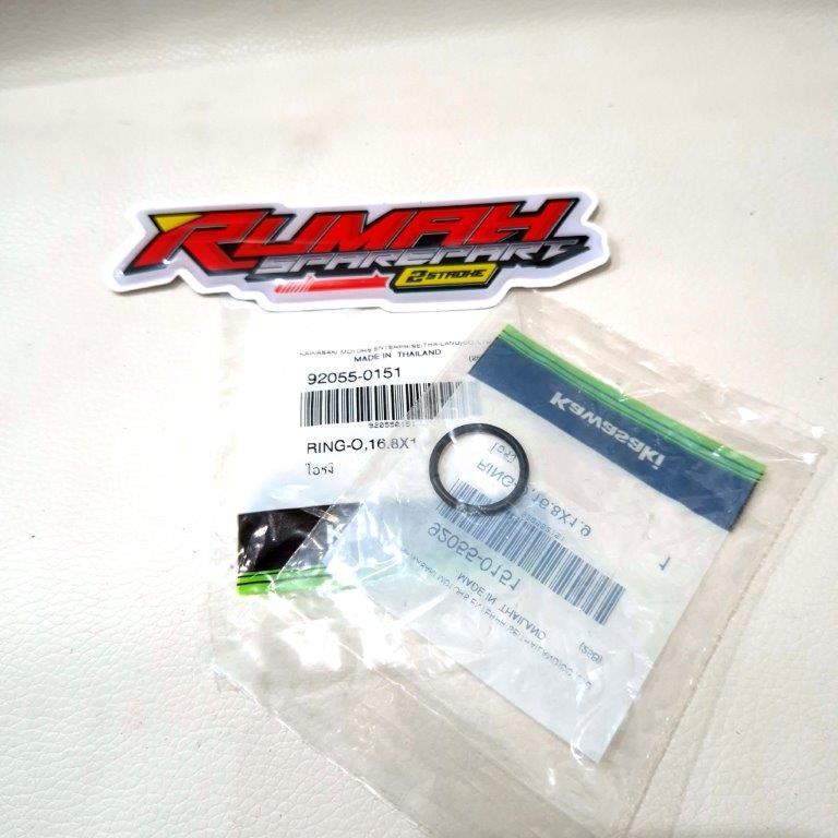 O RING GEAR DEPAN KLX 150 KAZE ZX130 BLITZ ATHLETE ORIGINAL KAWASAKI 92055-0151