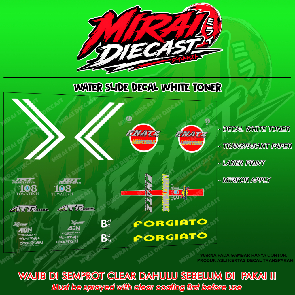 Decal hot wheels zero fighter