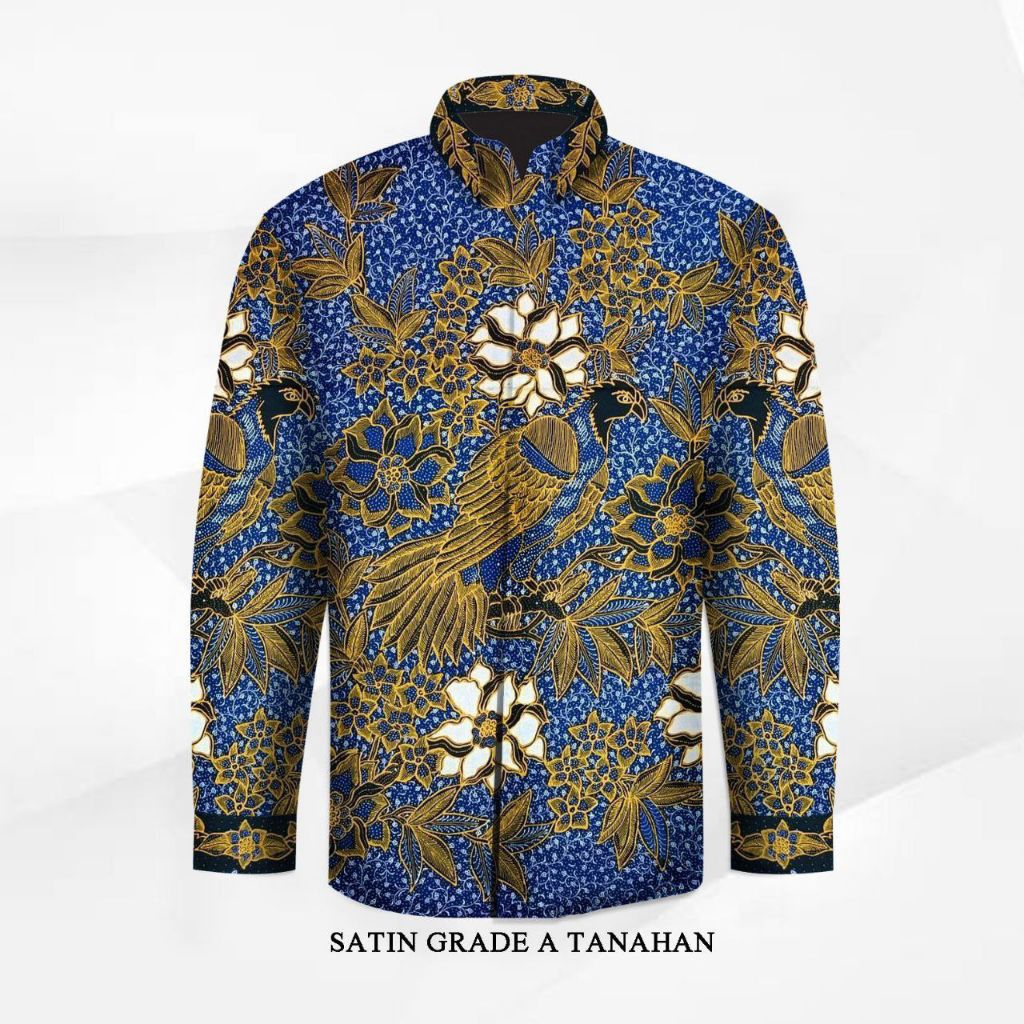 kain batik tulis bahan satin - Hasana batik