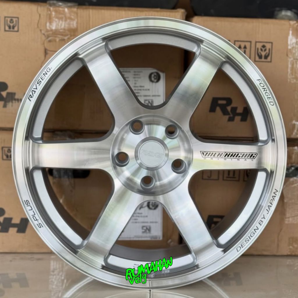 velg TE37 SAGA FLOW FORMING r18 lebar 9,5 pcd 5X114,3 et 25 mobil ring 18 pnp mobil r18 reborn ventu