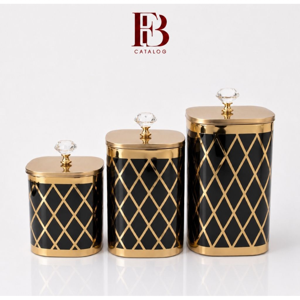 Toples Set Kedap Udara Toples Snack Kaca Aesthetic Harga satuan