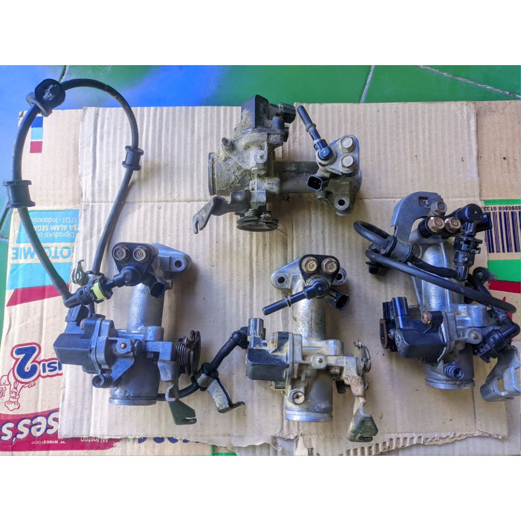 throtol body motor Honda Beat fi stater kasar-secpoy kasar original copotan