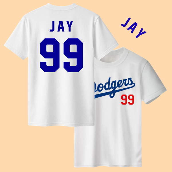 kaos katun combed 30s unisex enhype jay kpop putih korea baseball bisbol softball tshirt cotton
