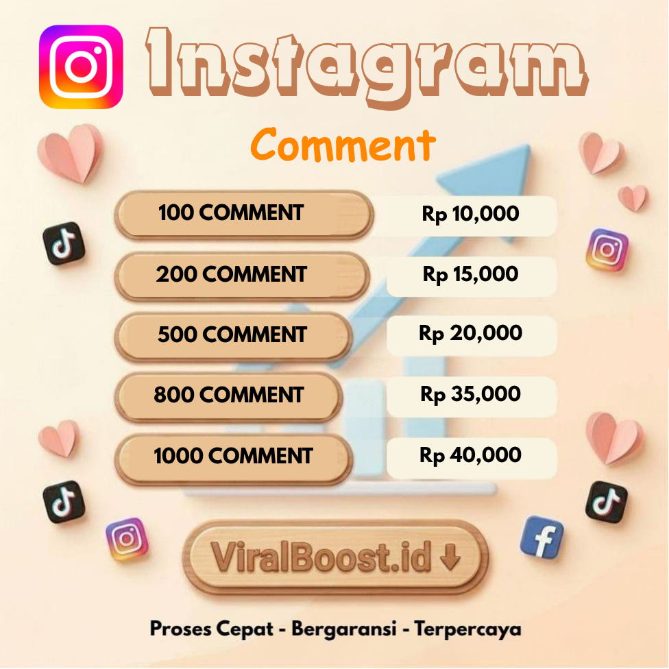 Comment INSTAGRAM Permanen Real Aktif 100% Murah Proses Cepat | VIralBoost Instagram Comment