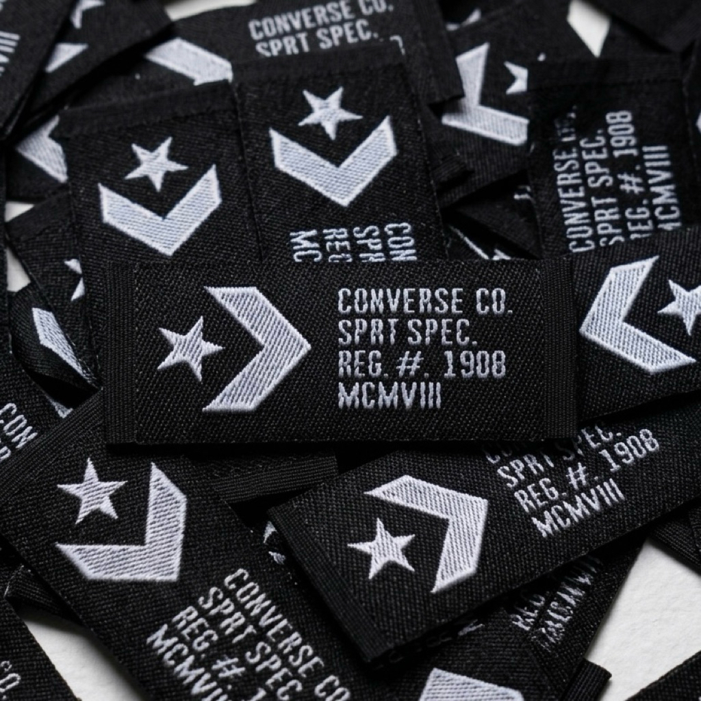 Label Woven Converse - isi 30 PCS