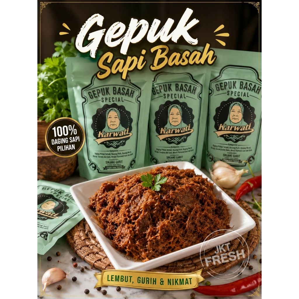 Gepuk Sapi karwati