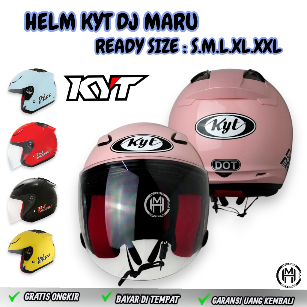 HELM KYT DJ MARU ORIGINAL | READY SIZE JUMBO XXL