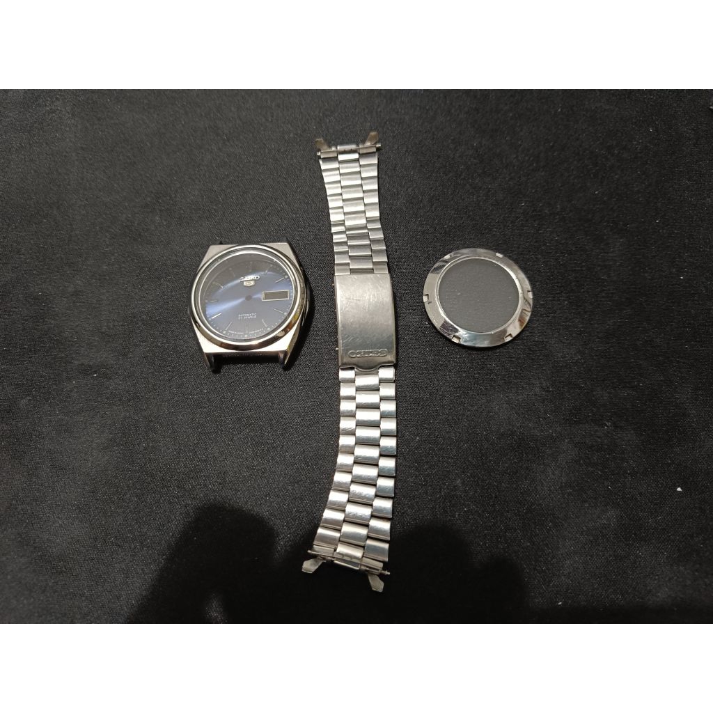Case Original Seiko 5 7009 7s26 Rantai Bracelet stainless steel
