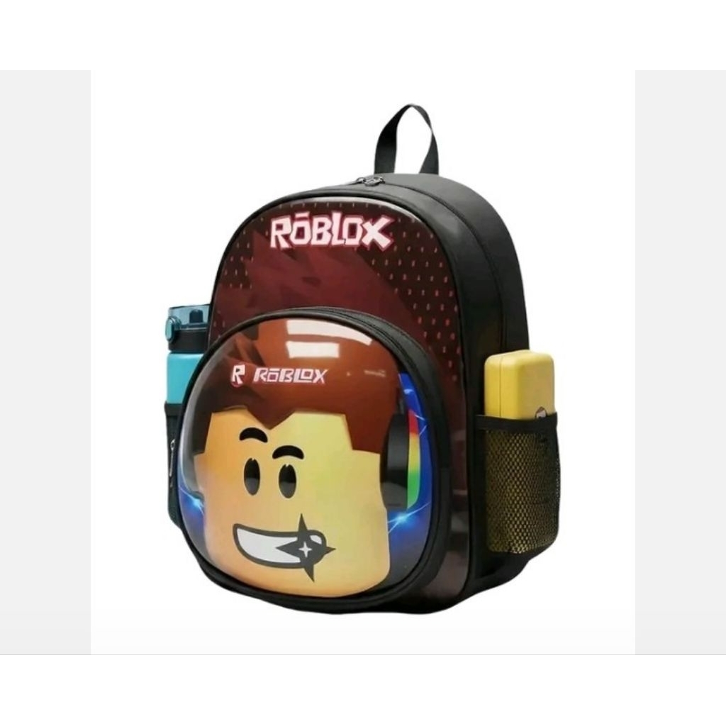 Tas Ransel Anak Roblox 3D Karakter Lucu – Tas Sekolah Anak Cowok