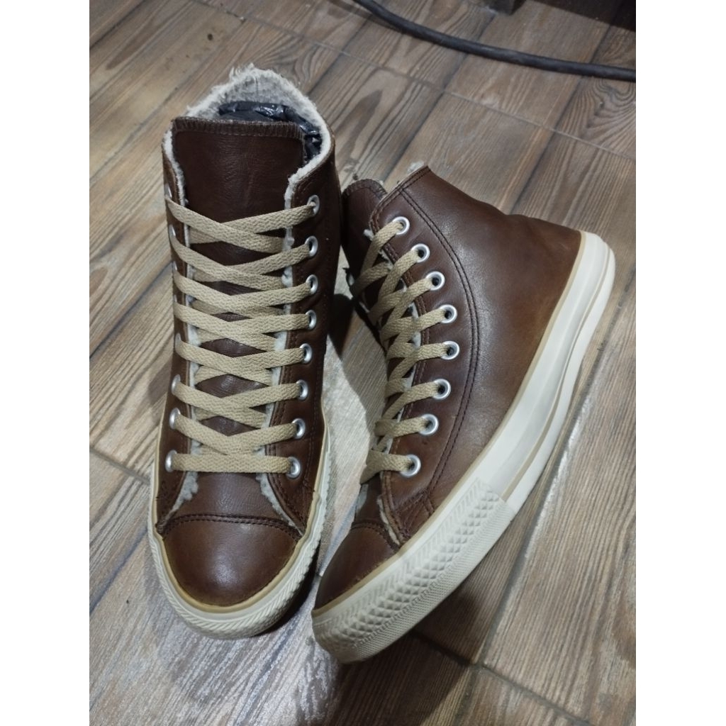 CONVERSE CTAS BROWN LEATHER