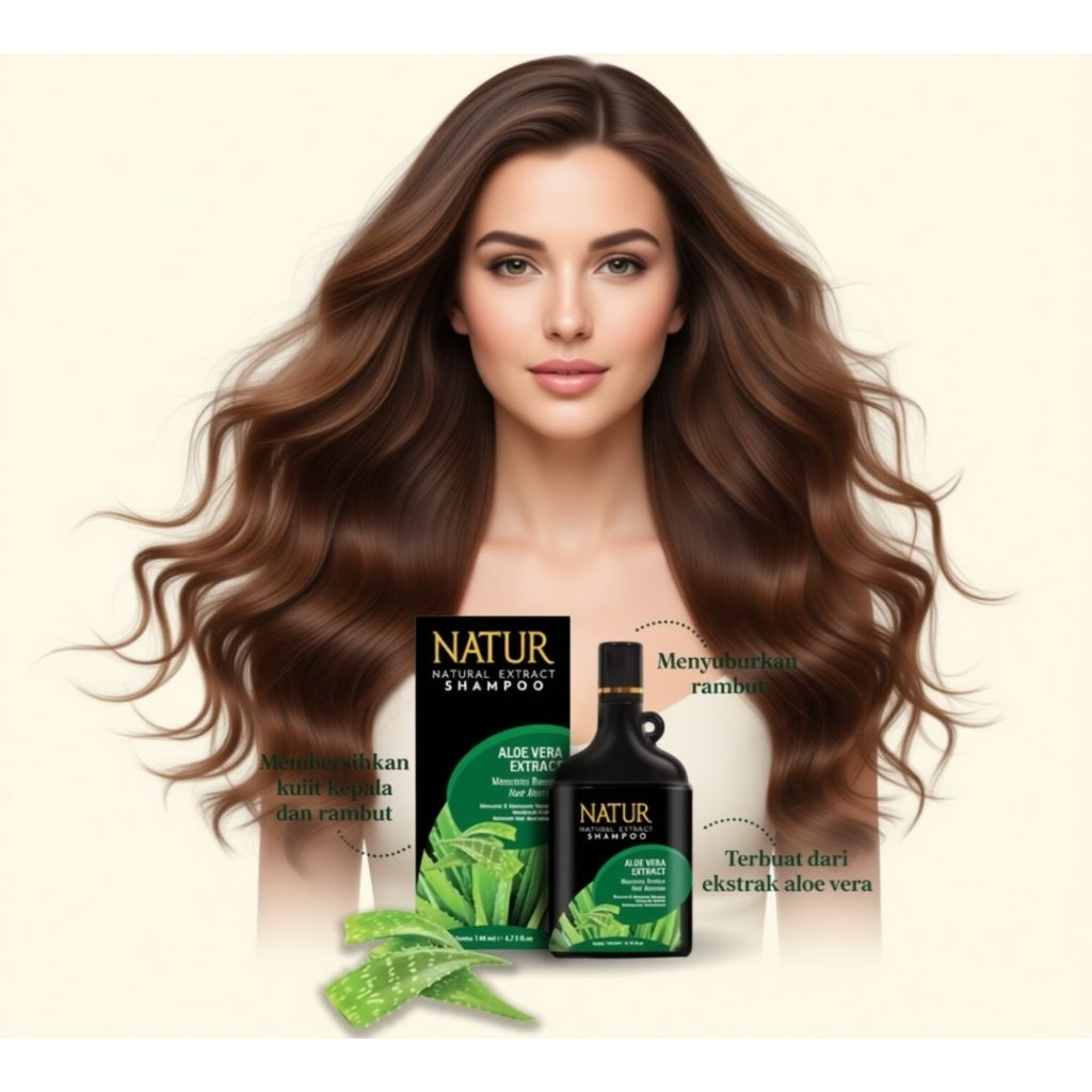 sampo natur rambut lidah buaya