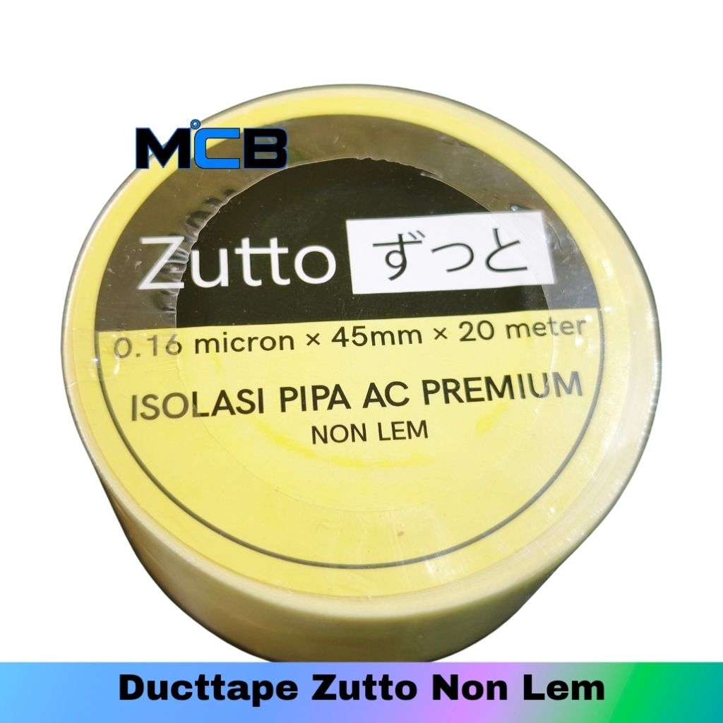 Daktip Duct Tape Isolasi Pembungkus Pipa AC (Non Lem) - ZUTTO NON LEM