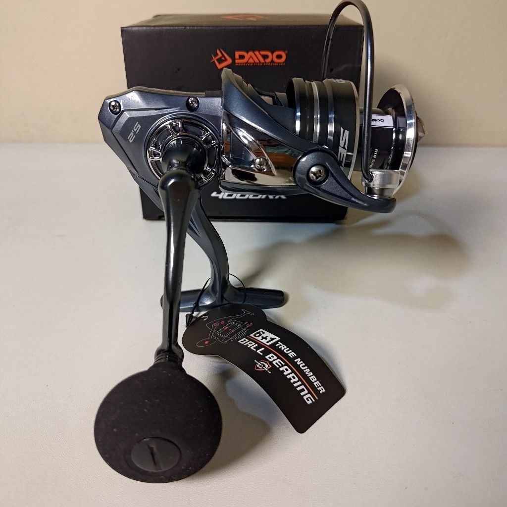 Reel pancing Daido Serpha 4000 , Reel pancing spinning ukuran 4000 , Alat pancing / Gulungan pancing