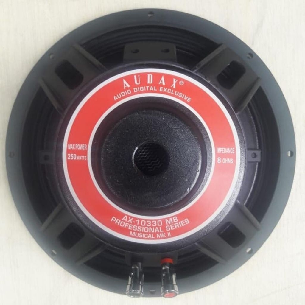 SPEAKER 10 INCH FULLRANGE AUDAX AX 10330 250 WATT ORIGINAL ASLI 10IN 10" AUDAX