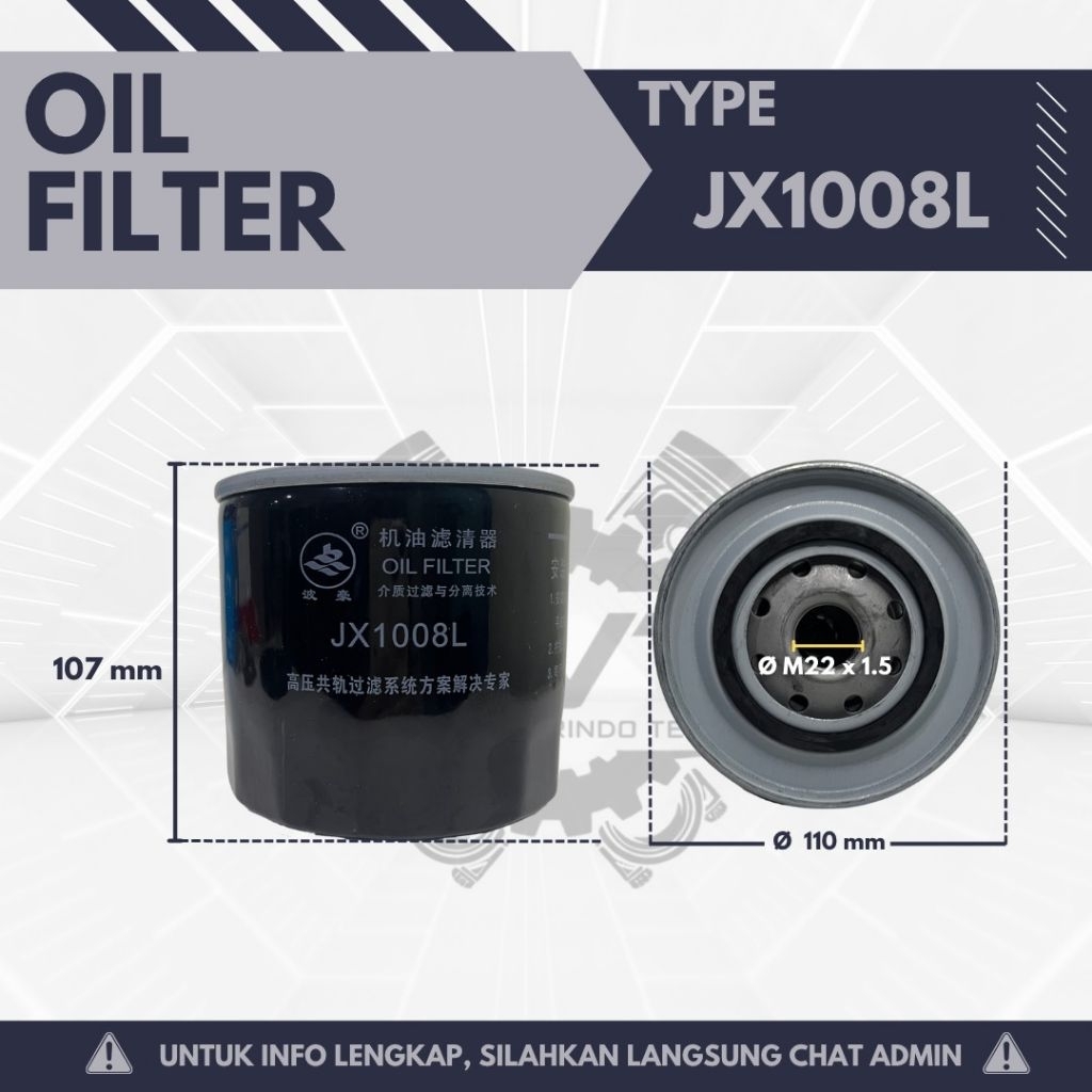 JX1008L - Oil Filter - Filter Oli