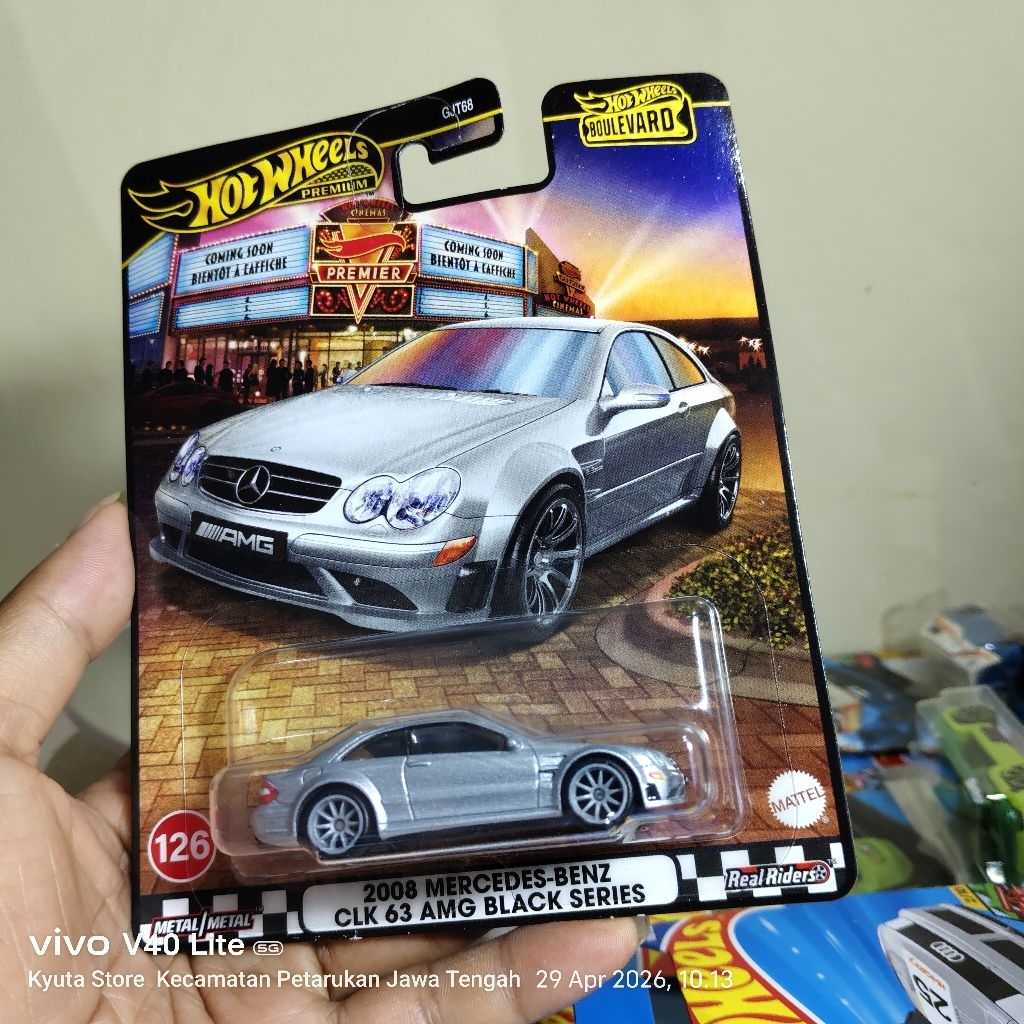 Hot Wheels Premium Boulevard – 2008 Mercedes-Benz CLK 63 AMG Black Series