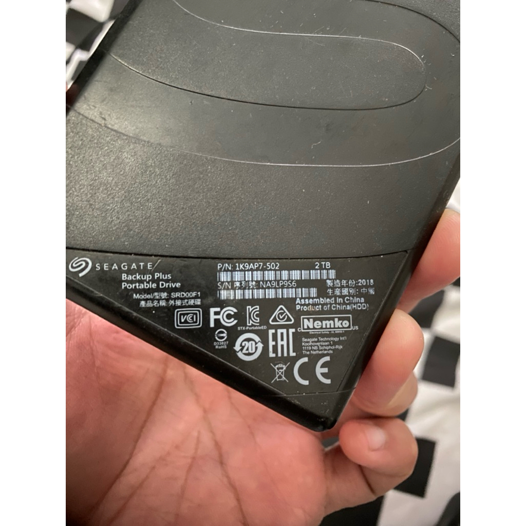 hardisk seagate 2TB
