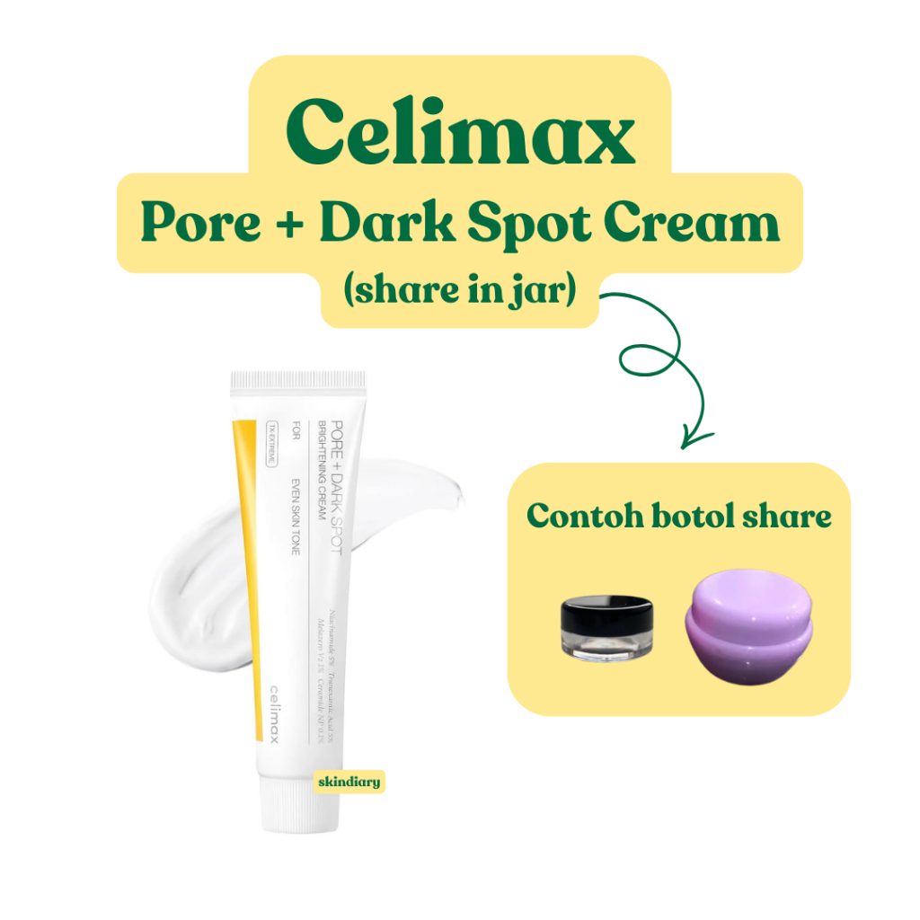 SHARE IN JAR -  Celimax PORE + DARK SPOT Cream | share in jar Celimax