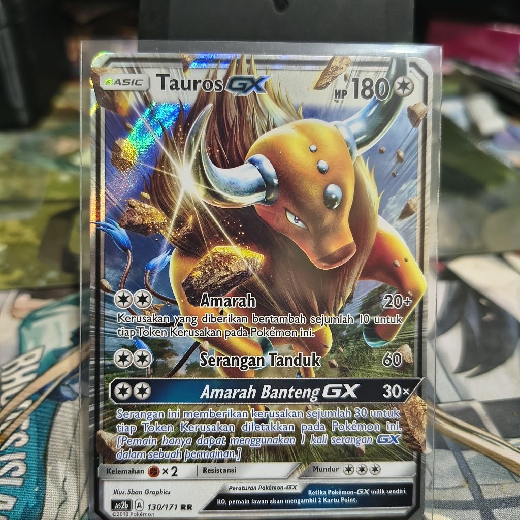 Pokemon TCG Indonesia Tauros GX RR