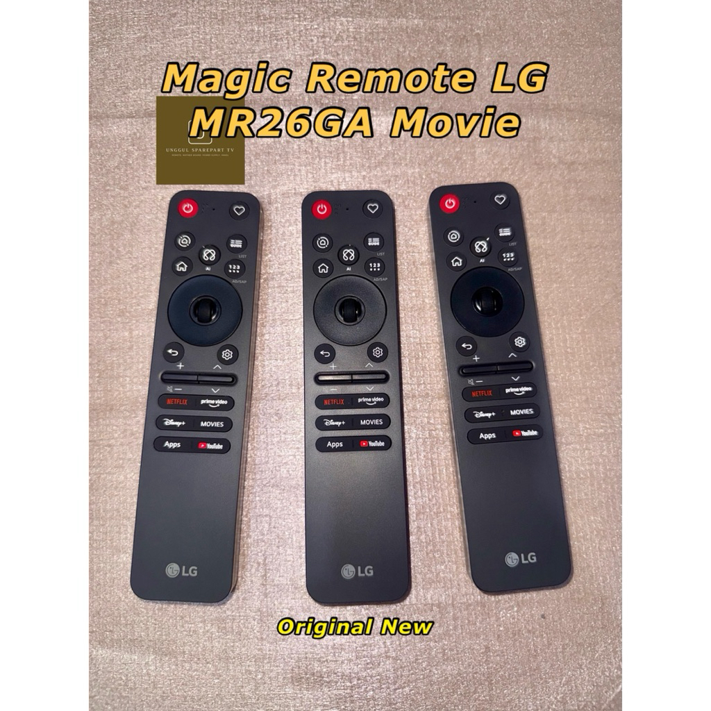 NEW MAGIC REMOTE LG MR26GA MR26 - Movie MAGIC REMOTE TV LG ORI ORIGINAL ASLI