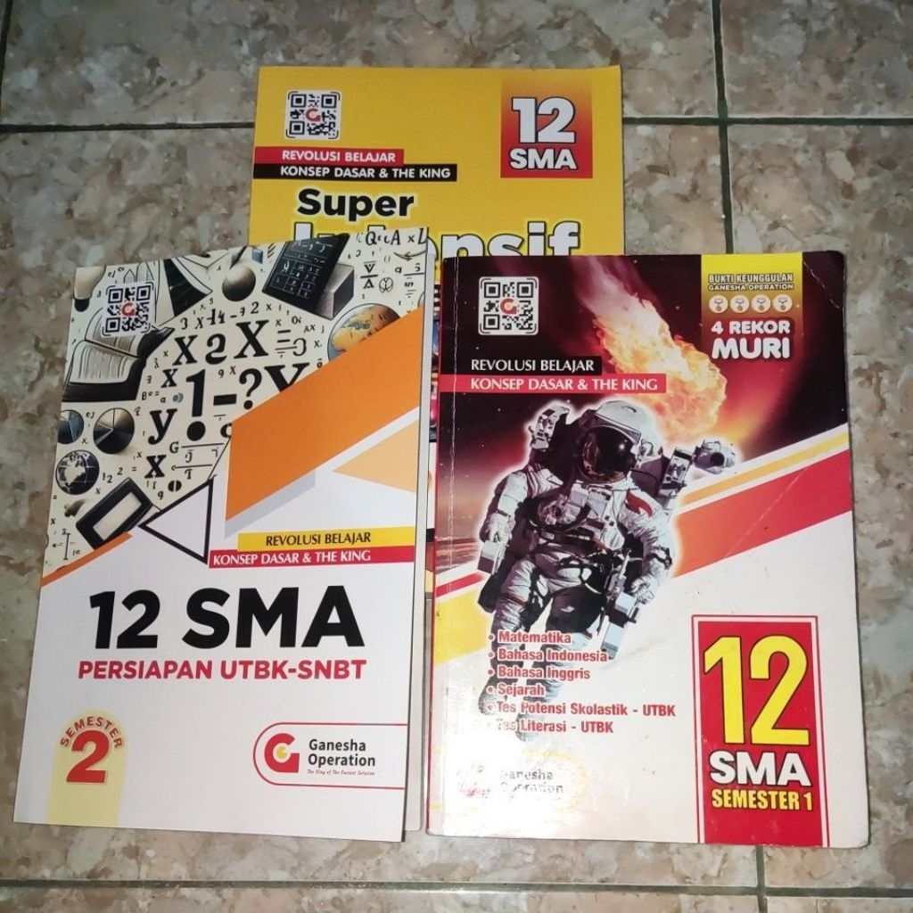 Buku wangsit PU, Literasi & PKPM, GO Umum semester 1, GO UTBK semester 2, GO super intensif UTBK, Er
