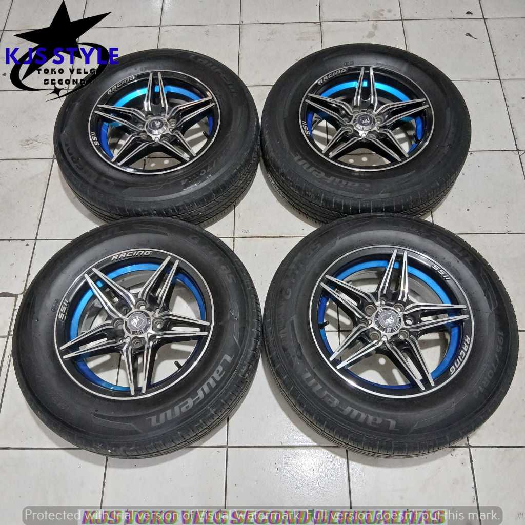 VELG MODEL RACING SECOND MODEL VOSSEN RING 14 PCD 4X100-4X114,3 PNP XENIA LIVINA LGX JAZZ SIGRA BRIO