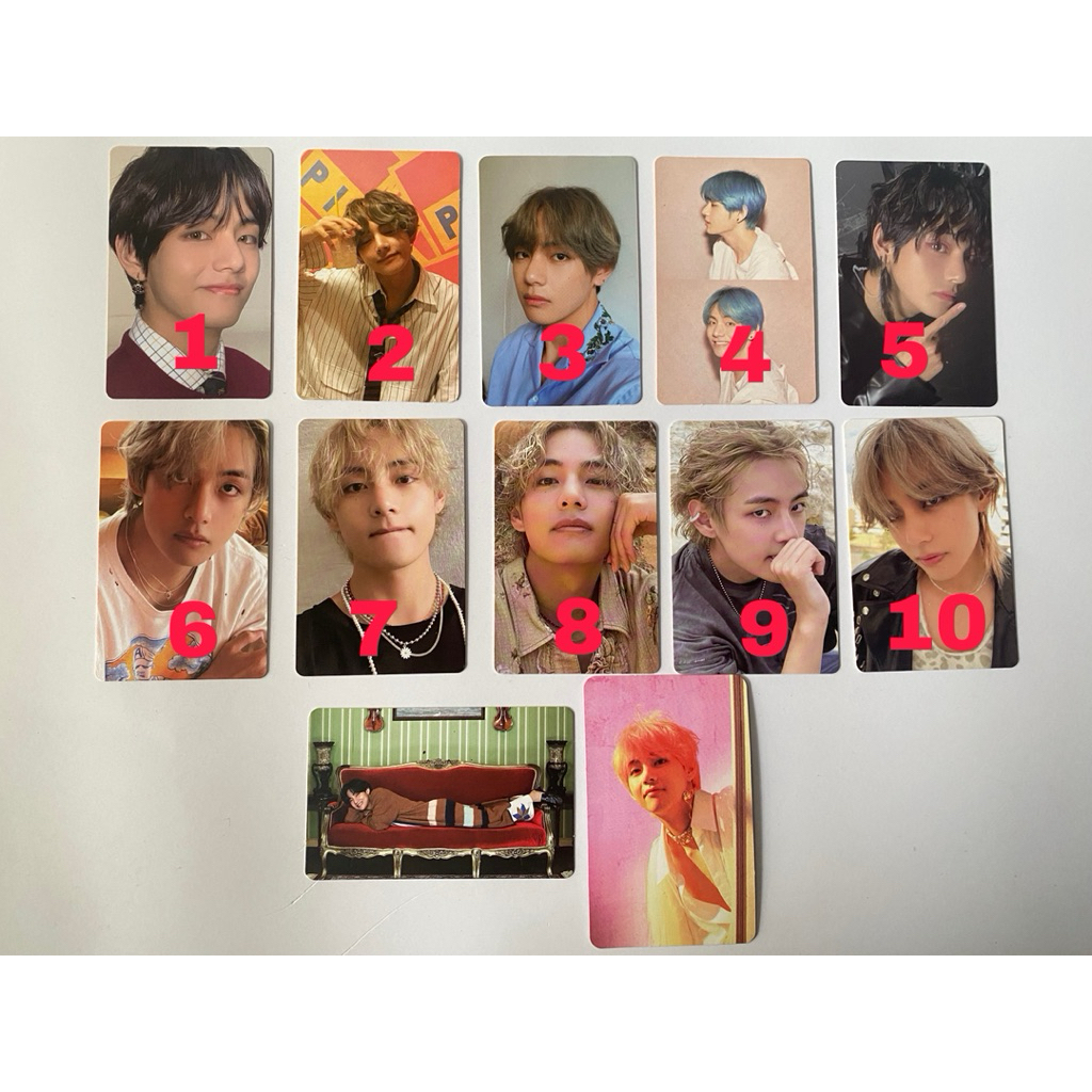 BTS Official Photocard / PC - V / Taehyung / Kim Taehyung
