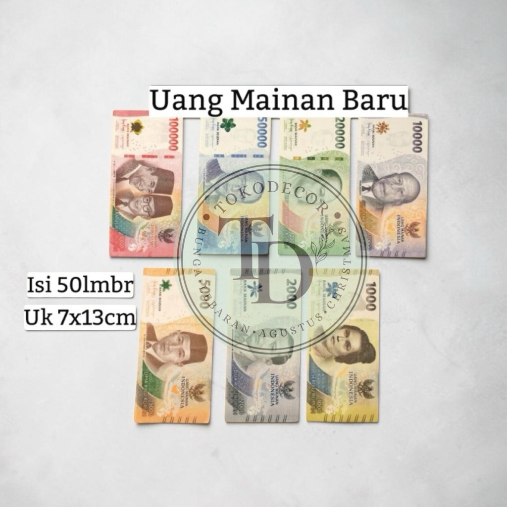 Uang Uangan / Uang Mainan Anak / Mainan Uang Uangan