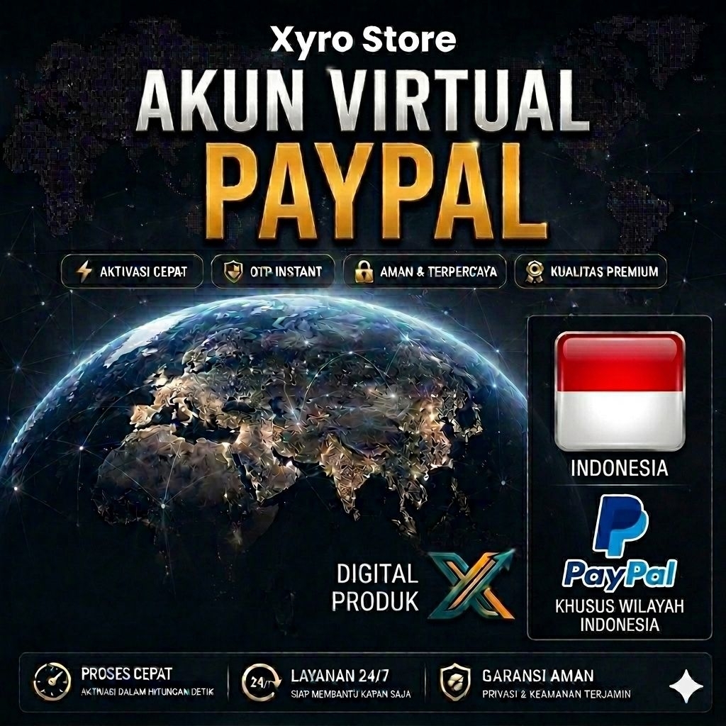 Nomor Virtual Paypal