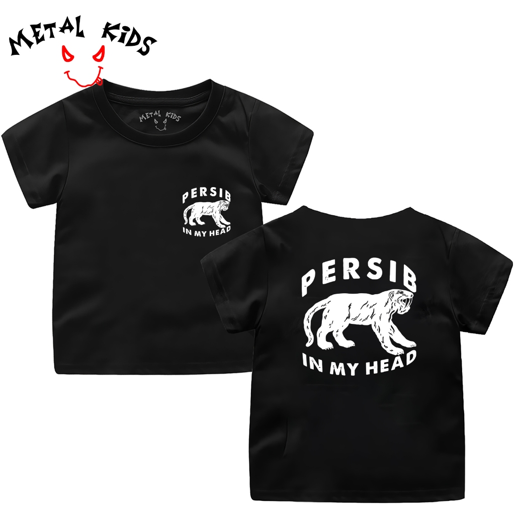 kaos anak persib in my head | tshirt bandung football distro katun unisex