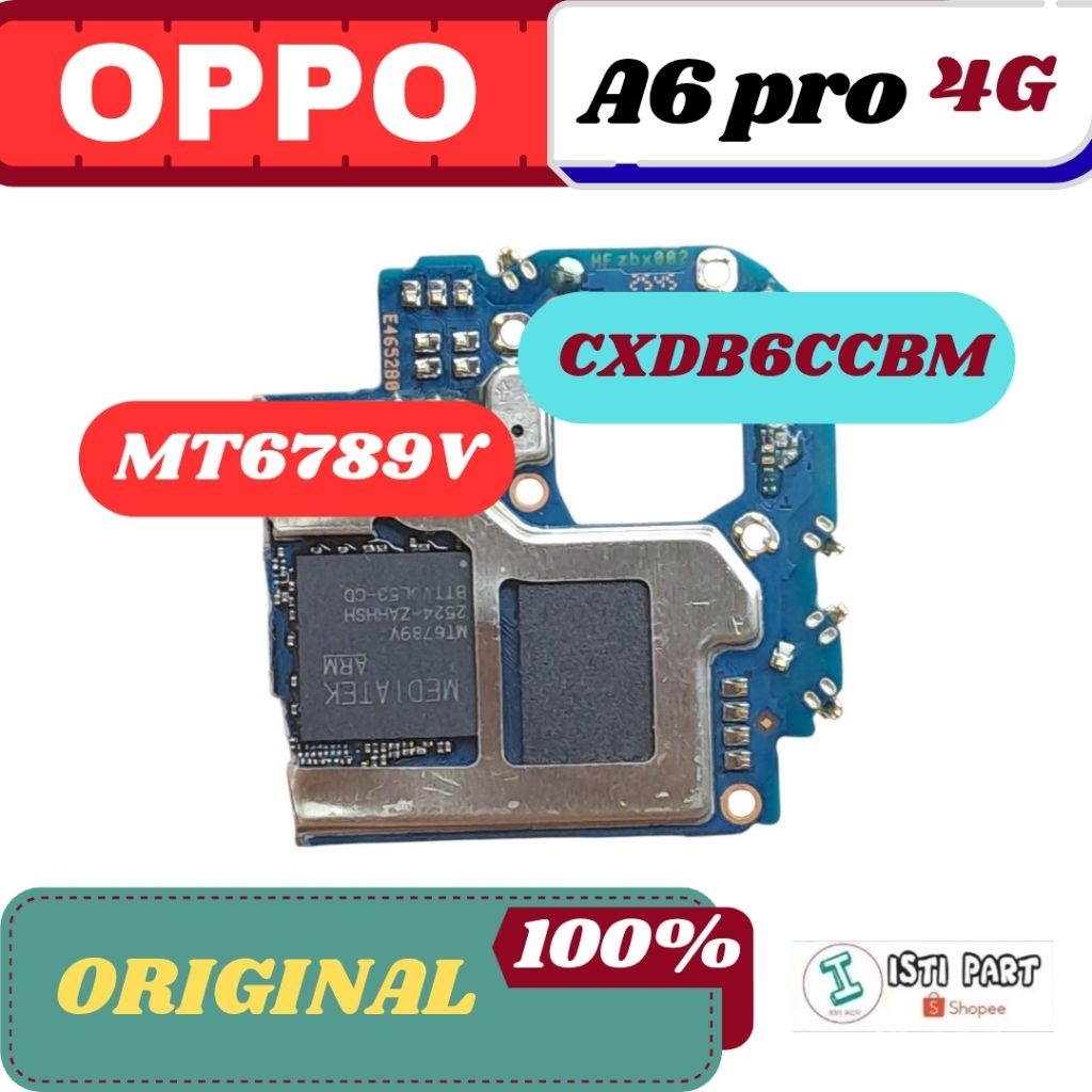 IC CPU MT6789V IC RAM CXDB6CCBM SET OPPO A6 PRO 4G