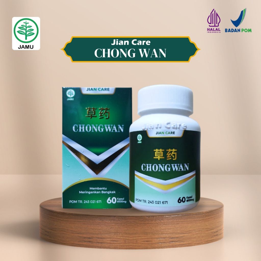 Jian Care Chongwan - Obat Herbal Cina Bantu Atasi Hernia Tanpa Operasi Isi 60 Kapsul By Nalpamaraher