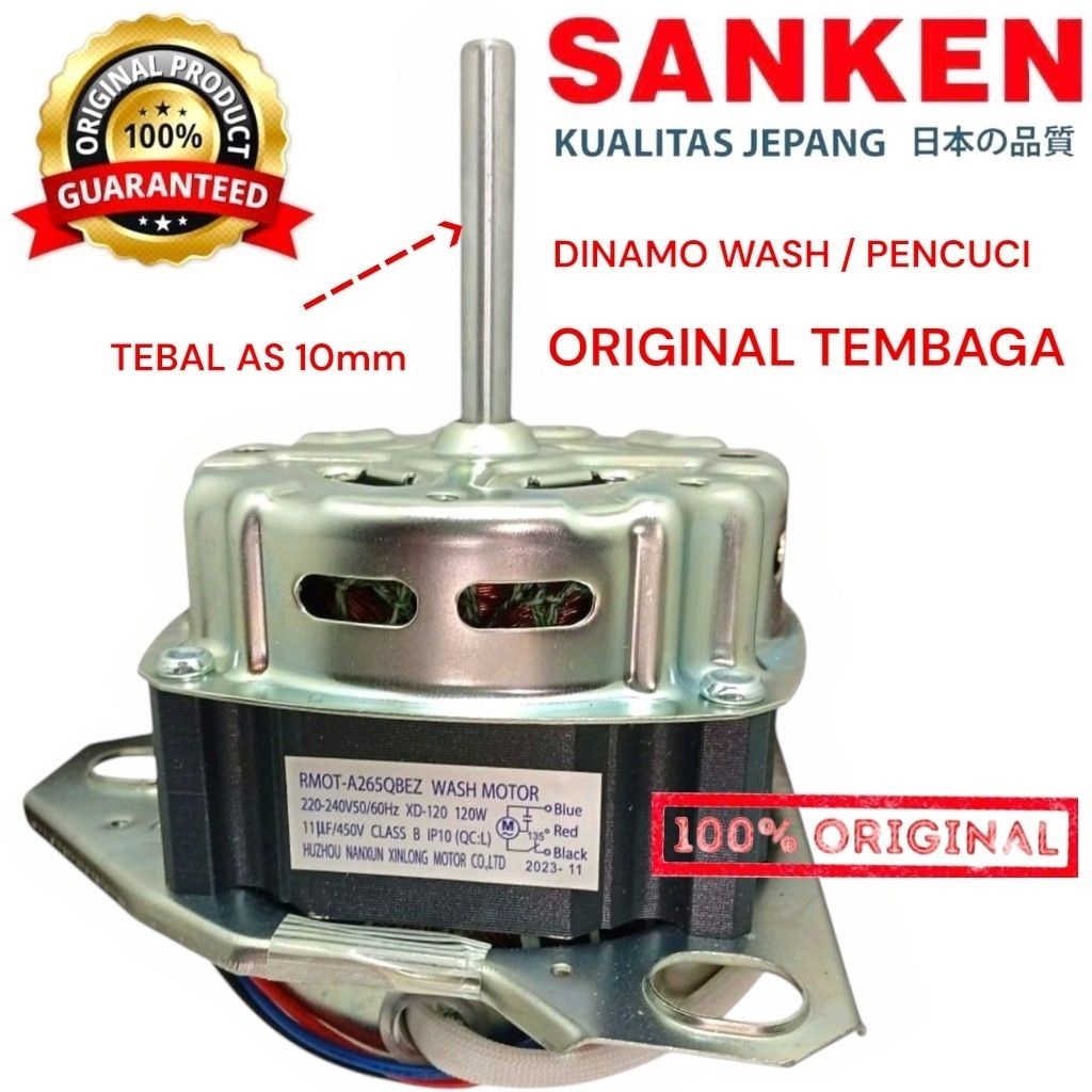 DINAMO WASH SANKEN TW820 TW7750HP TW8600 TW8700GR TW8660 PENCUCI MESIN CUCI SANKEN 2 TABUNG