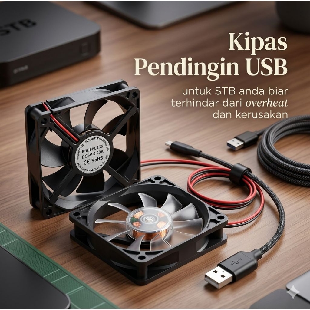 Kipas Pendingin USB untuk STB atau Android TV box