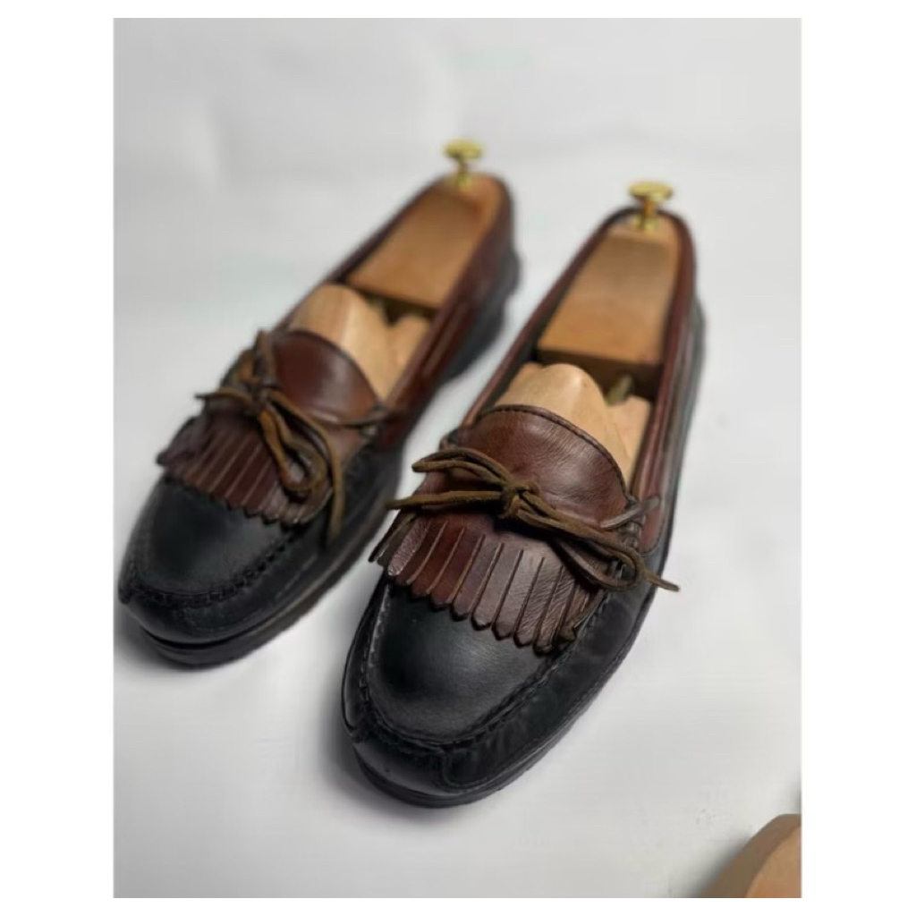 sepatu loafers vintage Cole Han USA vibram