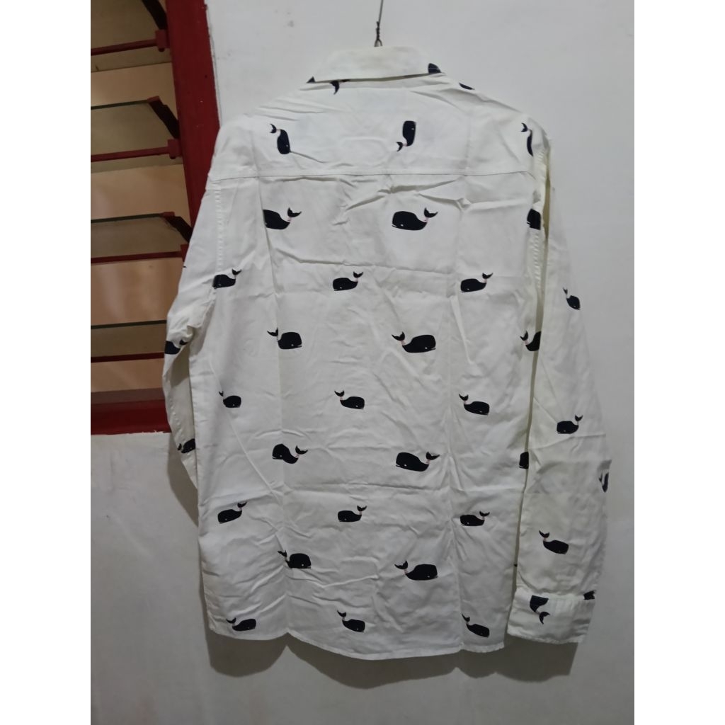 kemeja Thom browne motif paus