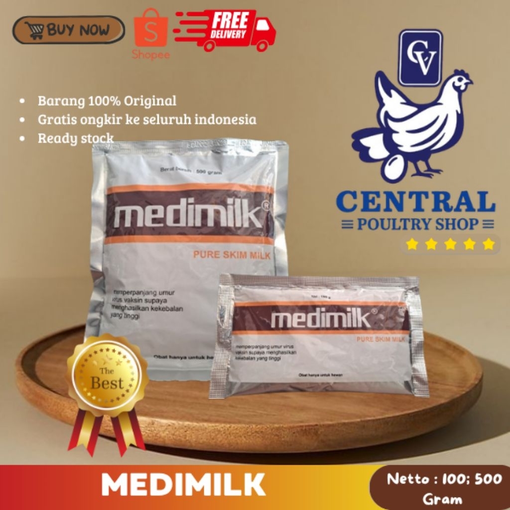 MEDIMILK Pure Skim Milk – Susu Bubuk Skim Untuk Kesehatan & Performa Ternak