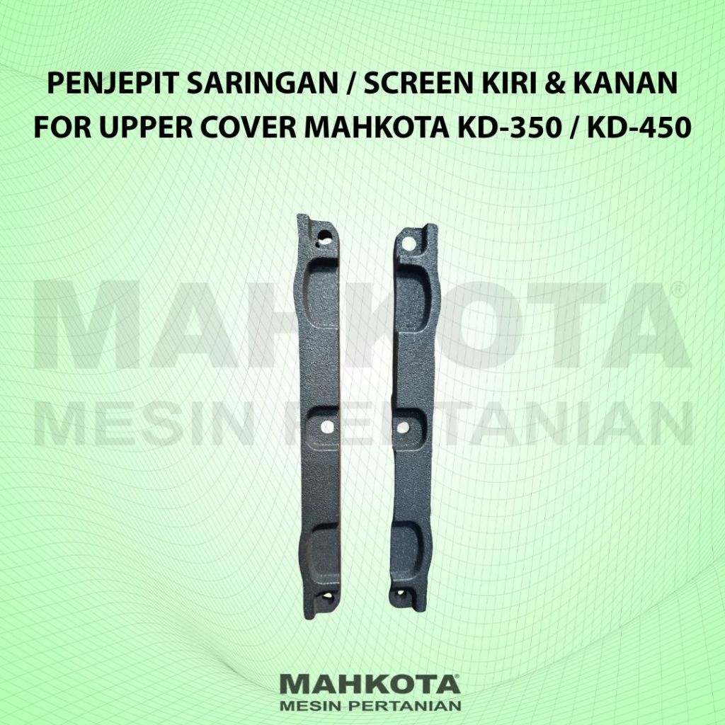 SPAREPART MAHKOTA PENJEPIT SARINGAN / SCREEN KIRI & KANAN FOR UPPER COVER KD-350 / KD-450