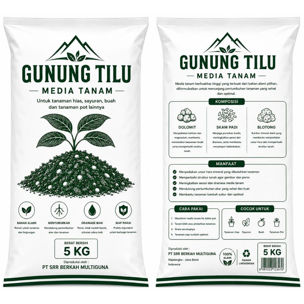 5kg media tanam organik blotong ampas tebu