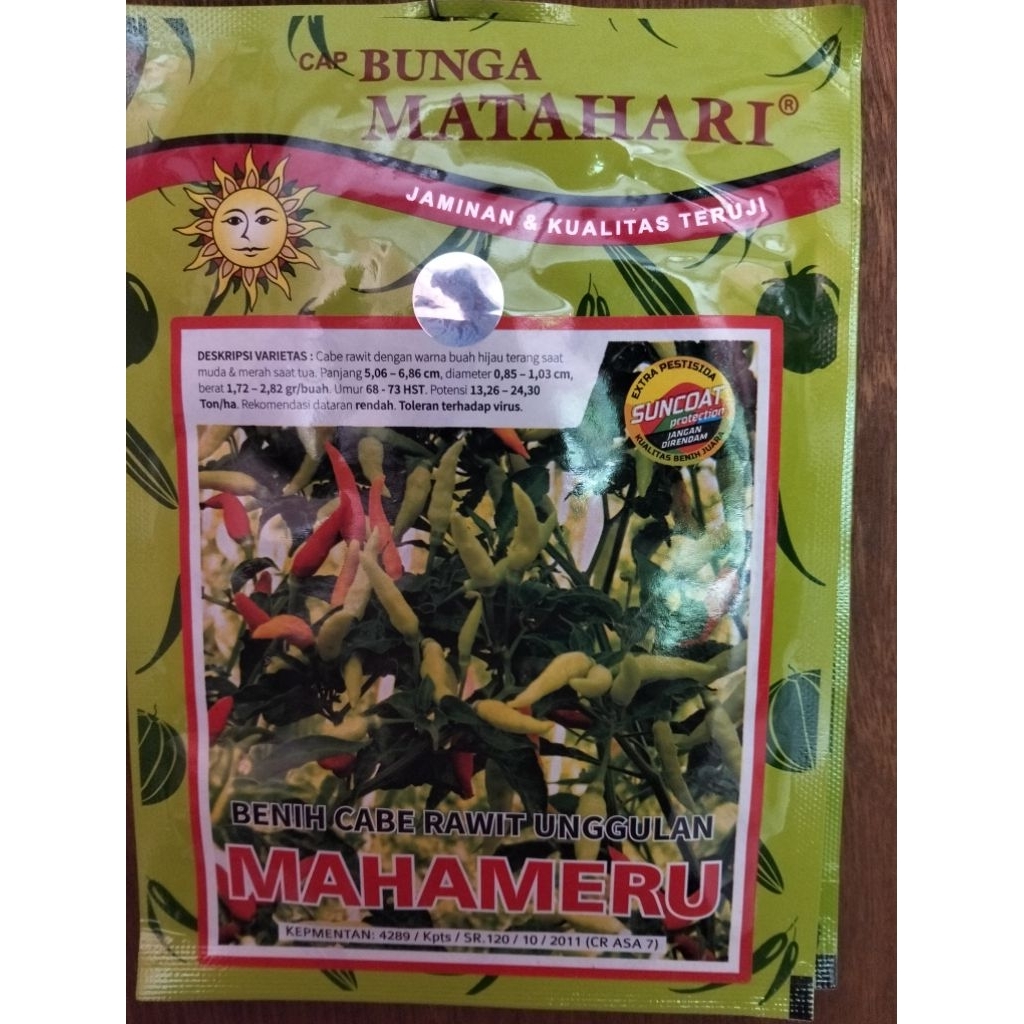 Benih Cabe Rawit Mahameru 10 Gram - Tahan Penyakit, Produktif, Cocok Semua Dataran
