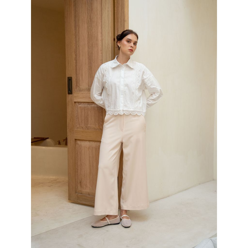 Ella Pants - Aleza Label | Pants wanita | Celana Bahan | Celana Panjang | alezalabel